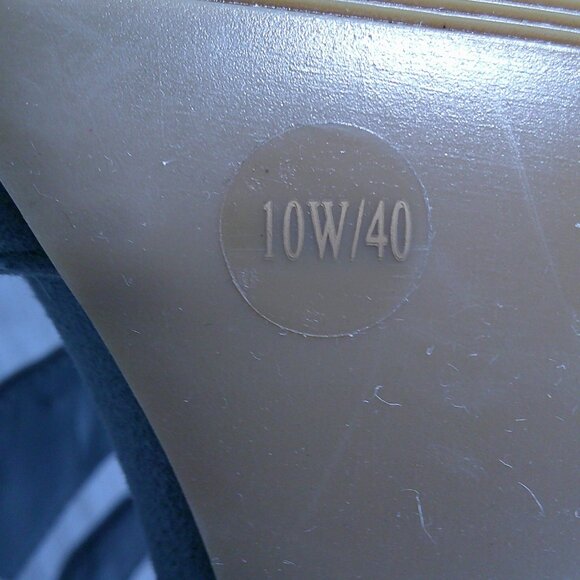 Lane Bryant Slate Gray Gladiator Sandals with rivet detail Kitten Heel Size 10 W - Picture 7 of 10